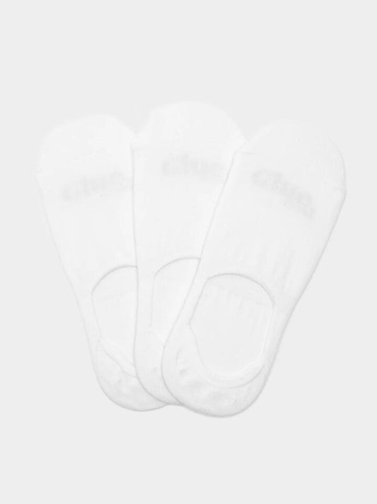 Image of Socks. Productname: Glue Socks 3 Pairs of Invisible Socks in White colour by brand - Glue Socks