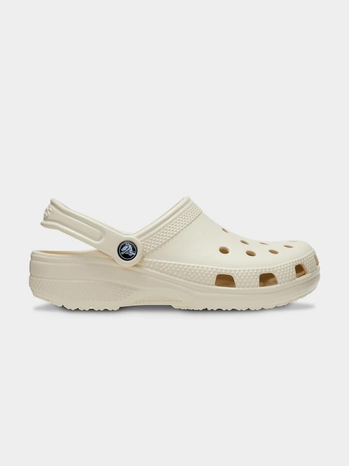 Image of Sandals. Productname: Crocs Classic Clogs in Bone colour by brand - Crocs