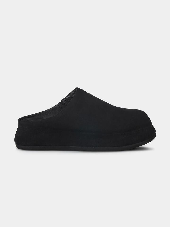 Image of Sandals. Productname: Alias Mae Phoebe Slip-On Mule in Black Nubuck colour by brand - Alias Mae