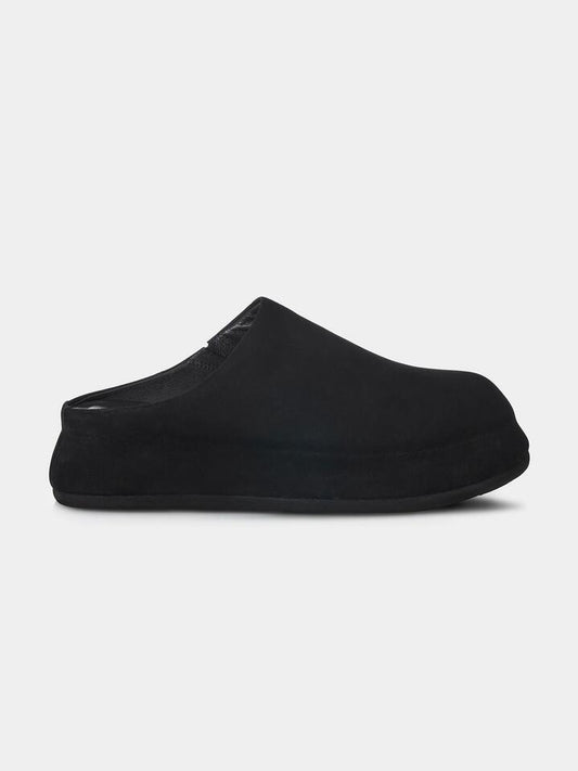 Image of Sandals. Productname: Alias Mae Phoebe Slip-On Mule in Black Nubuck colour by brand - Alias Mae
