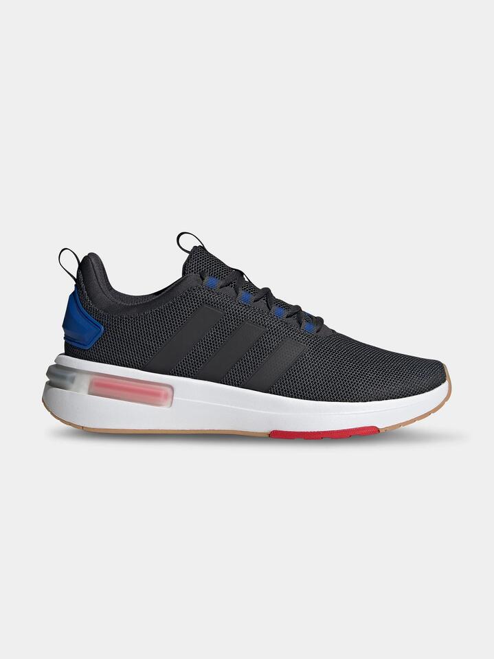 Image of Sneakers. Productname: Adidas Mens Racer TR23 Sneakers in Carbon/Core Black/Royal Blue colour by brand - Adidas