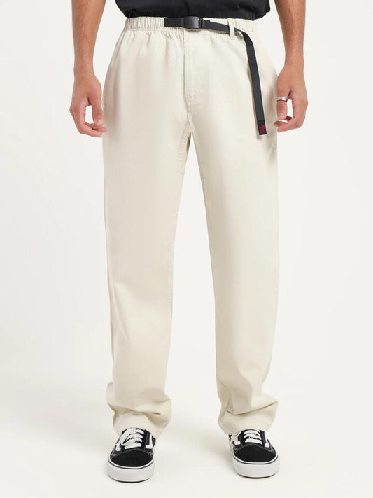 Image of a model wearing Pants. Productname: Gramicci Gramicci Pants in Greige colour by brand - Gramicci