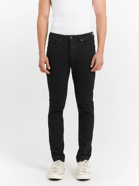 Image of a model wearing Denim. Productname: Neuw Ray Tapered Jeans in Northern Black colour by brand - Neuw