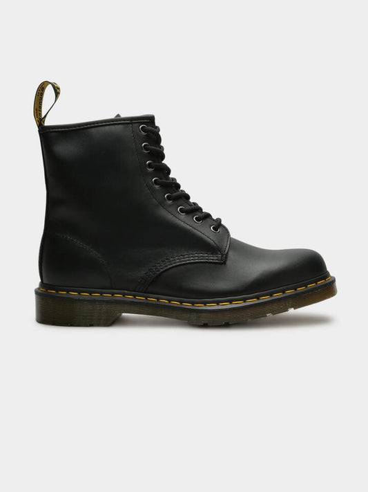 Image of Footwear. Productname: Dr Martens Unisex 1460 Lace-Up Boots in Black colour by brand - Dr Martens