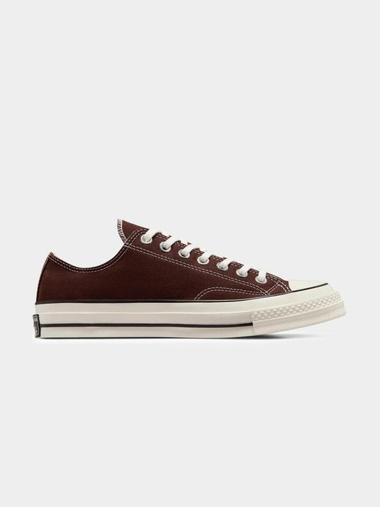 Image of Sneakers. Productname: Converse Unisex Chuck Taylor All Star 70 Low Top Sneakers in Dark Root/Egret/Black colour by brand - Converse