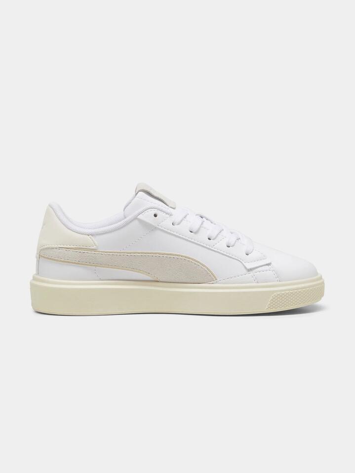 Image of Sneakers. Productname: Puma Womens Lajla PRM Sneakers in White Warm White colour by brand - Puma
