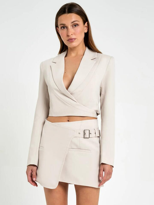 First Mse Zuri Cropped Blazer
