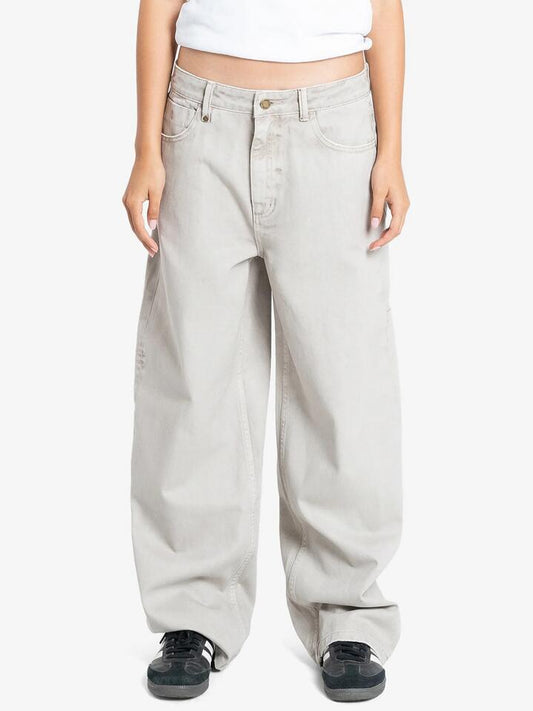 Image of a model wearing Denim. Productname: Thrills Tony Jeans in Oyster Grey colour by brand - Thrills