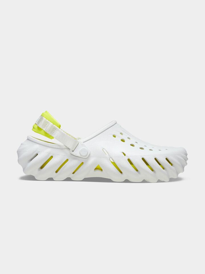 Image of Sandals. Productname: Crocs Echo Clogs in Moonlight colour by brand - Crocs