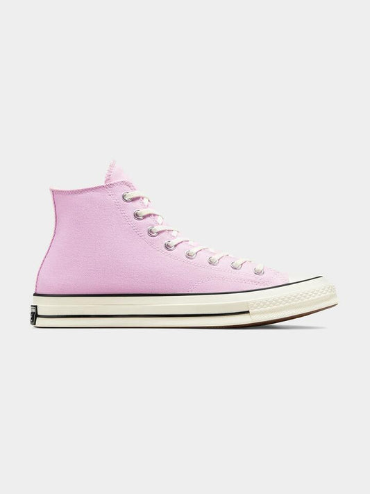 Image of Footwear. Productname: Converse Unisex Chuck 70 Hi in Stardust Lilac/Egret/Black colour by brand - Converse