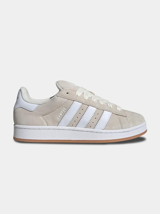 Image of Footwear. Productname: Adidas Unisex Campus 00S in Wonder White/Cloud White/Gum 2 colour by brand - Adidas