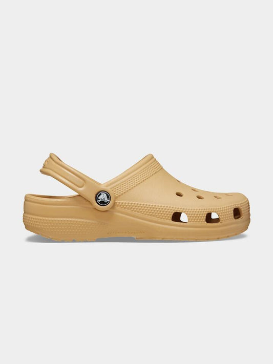 Image of Sandals. Productname: Crocs Classic Clogs in Wheat colour by brand - Crocs