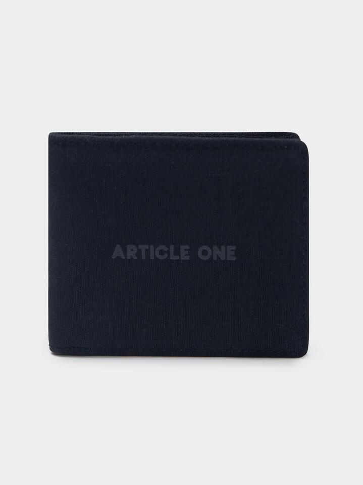 Image of Accessories. Productname: Article One Fold Wallet One in Black colour by brand - Article One