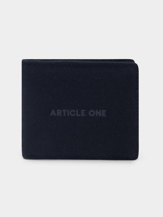 Image of Accessories. Productname: Article One Fold Wallet One in Black colour by brand - Article One