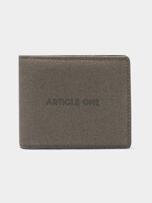 Image of Accessories. Productname: Article One Fold Wallet One in Olive colour by brand - Article One