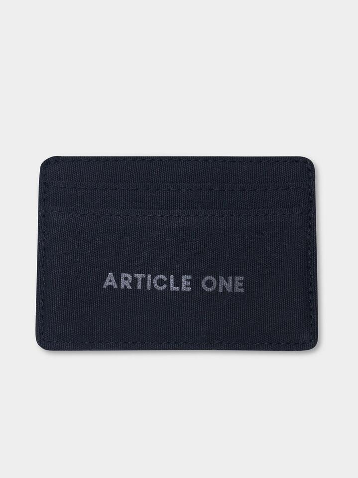 Image of Accessories. Productname: Article One Card Holder One in Black colour by brand - Article One