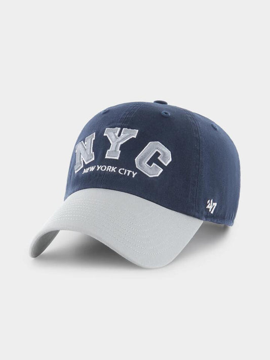 47 Brand NYC Script 47 Clean Up ONE SIZE Navy/Silver