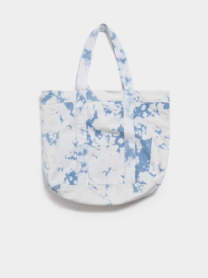 Image of Bags. Productname: Beyond Her Oversized Denim Tote One in Denim Bleach colour by brand - Beyond Her