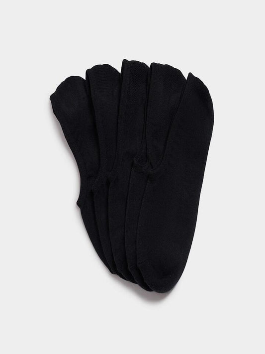Image of Socks. Productname: Article One Invisible Sock 5 Pack One in Black colour by brand - Article One