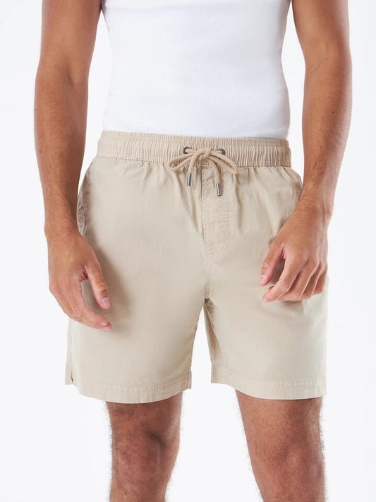 Image of a model wearing Shorts. Productname: Article One Bryce Swim Short in Washed Stone colour by brand - Article One