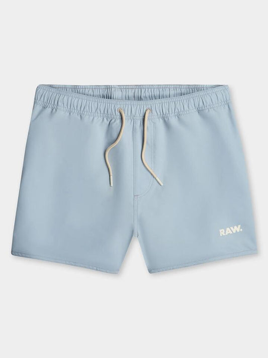 Image of a model wearing Shorts. Productname: G-Star Carnic 2.0 Swimshort in Faze Blue colour by brand - G-Star