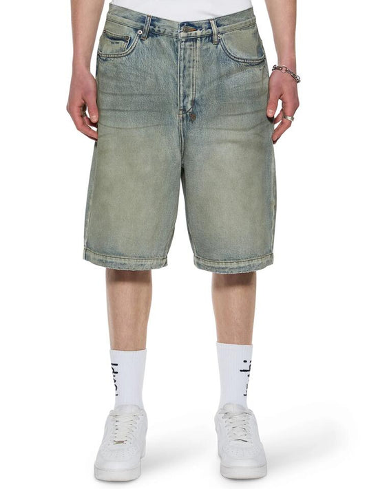 Image of a model wearing Shorts. Productname: Ksubi Maxx Short in Mechanik colour by brand - Ksubi
