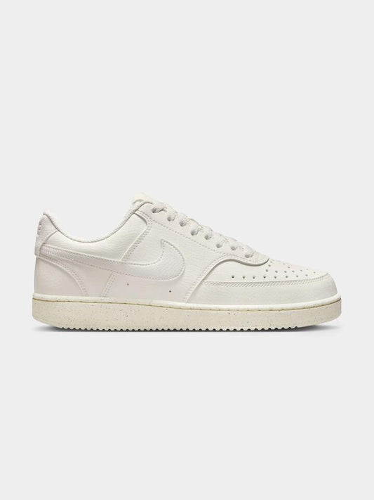 Image of Footwear. Productname: Nike Court Vision Low Next Nature in Sail/Phantom Muslin colour by brand - Nike