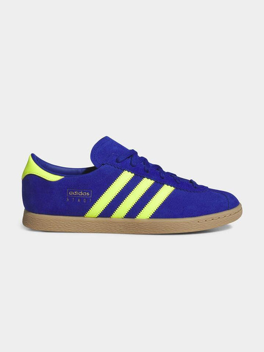 Image of Shoes. Productname: Adidas Stadt in Royal Blue/Solar Yellow/Gold colour by brand - Adidas