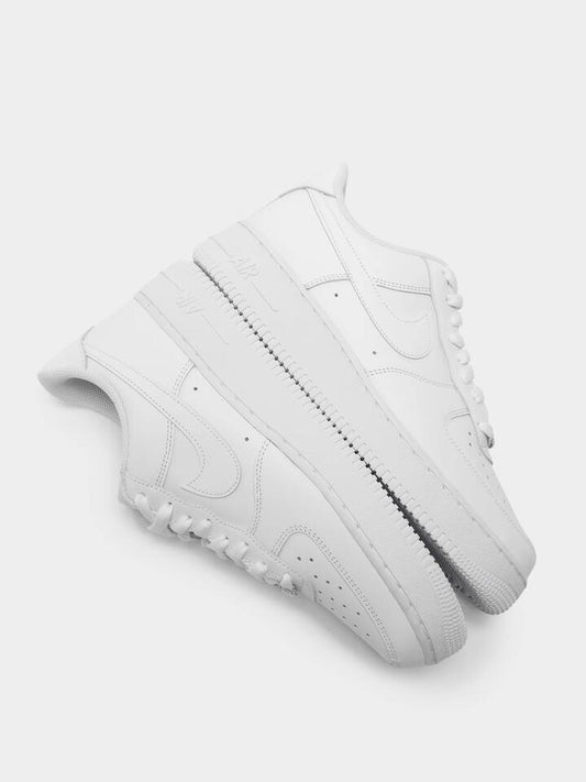 Image of Footwear. Productname: Nike Womens Air Force 1 '07 in White/White colour by brand - Nike