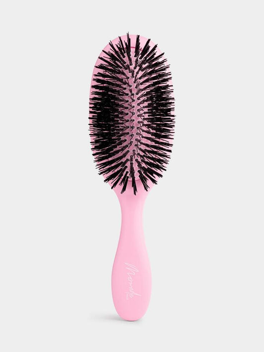 Image of Hair Accessories. Productname: Mermade Hair Styling Brush ONE SIZE Pink in Pink colour by brand - Mermade Hair