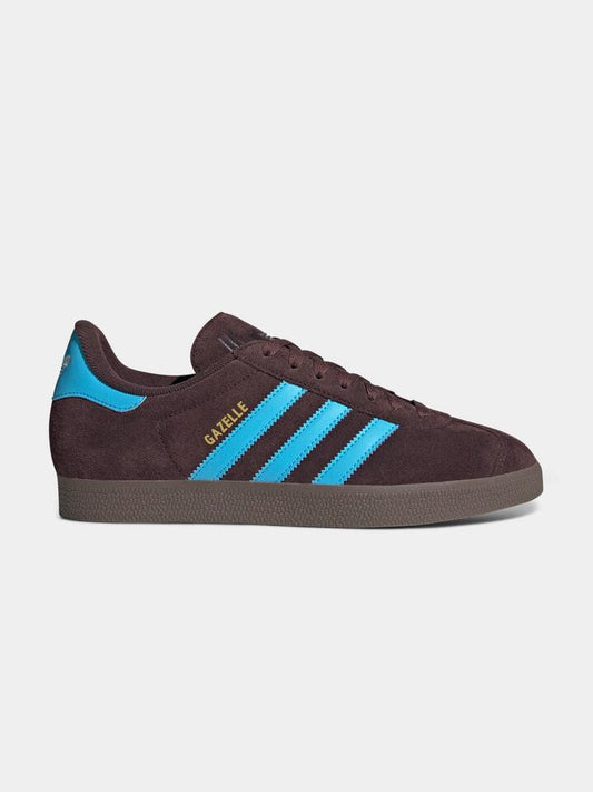 Image of Sneakers. Productname: Adidas Unisex Gazelle in Shadow Brown/Skyrus/CloudWhite colour by brand - Adidas