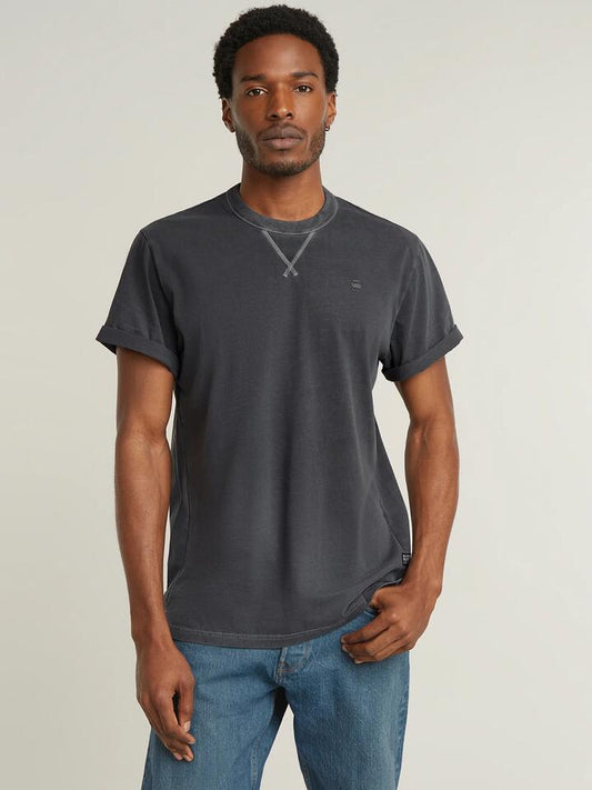 Image of a model wearing Tops. Productname: G-Star Nifous T-Shirt in Gs Grey Gd colour by brand - G-Star