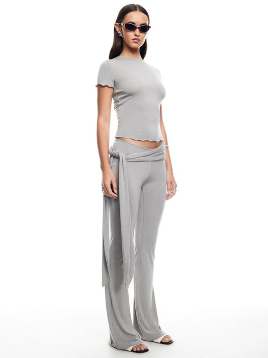 Image of Accessories. Productname: Lioness Saint Tie Tee in Grey colour by brand - Lioness