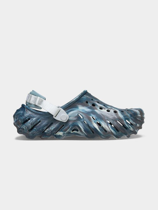 Image of Sandals. Productname: Crocs Echo Marbled Clog in Black Sand/Multi colour by brand - Crocs