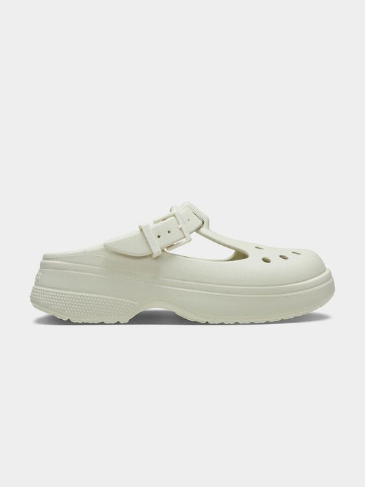 Image of Flats. Productname: Crocs Classic Mary Jane Clog in Linen colour by brand - Crocs