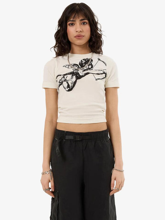 Worship Cherub Slim Fit Tee (Bone)