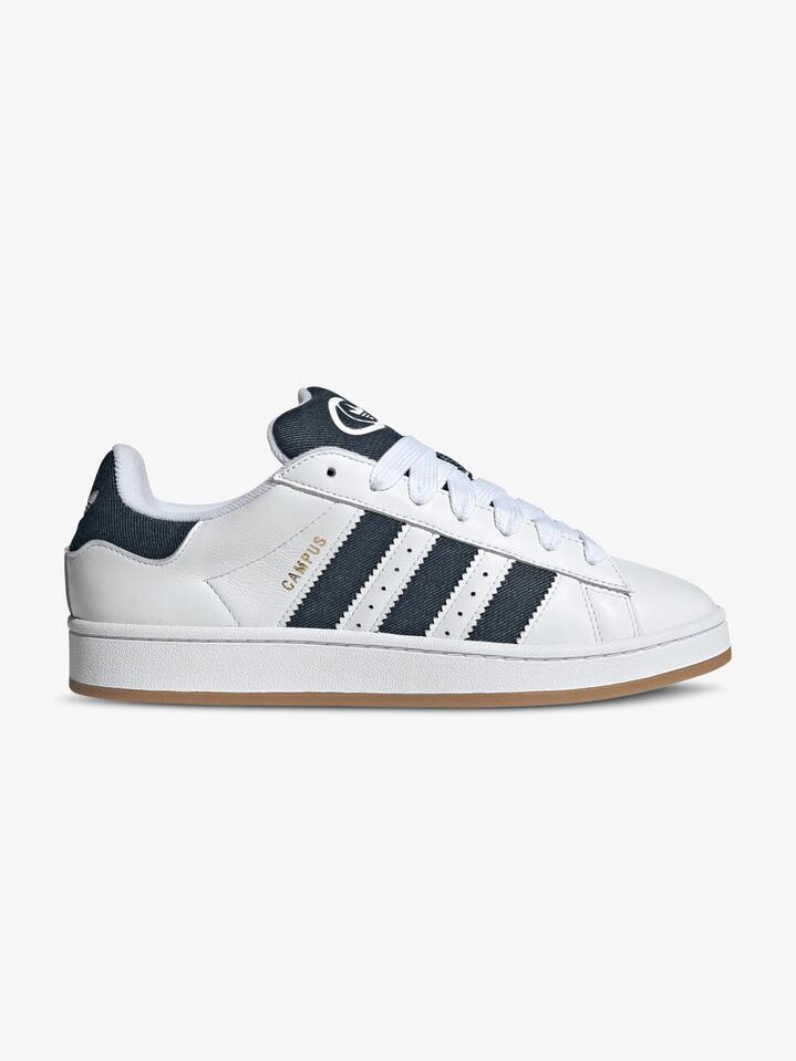 Image of Sneakers. Productname: Adidas Men Campus 00S in Cloud White/Night Indigo/Gold colour by brand - Adidas