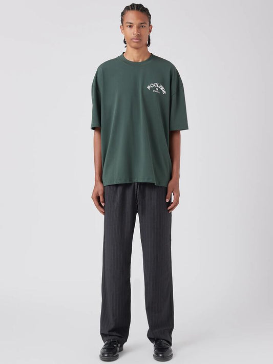 Image of a model wearing Tops. Productname: Barney Cools Better Tee in Forest colour by brand - Barney Cools