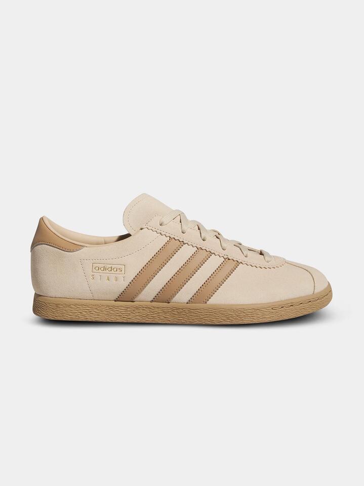 Image of Sneakers. Productname: Adidas Unisex Stadt Sneakers in Magic Beige/Cardboard/Gold Met colour by brand - Adidas