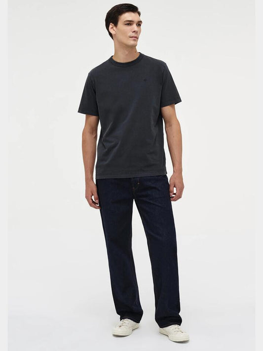 Image of a model wearing Tops. Productname: Neuw Cave Pima Tee in Black colour by brand - Neuw