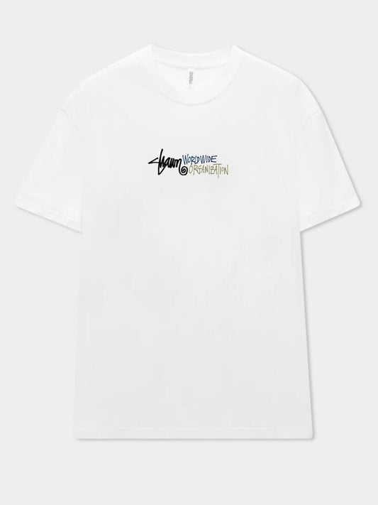 Image of a model wearing Tops. Productname: S-Double Shield Tee in White colour by brand - S-Double
