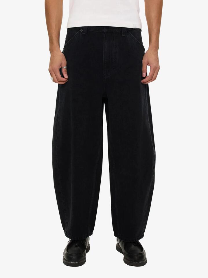 Image of Jeans. Productname: Abrand A6 Big Cocoon Skyler Jeans in Washed Black colour by brand - Abrand