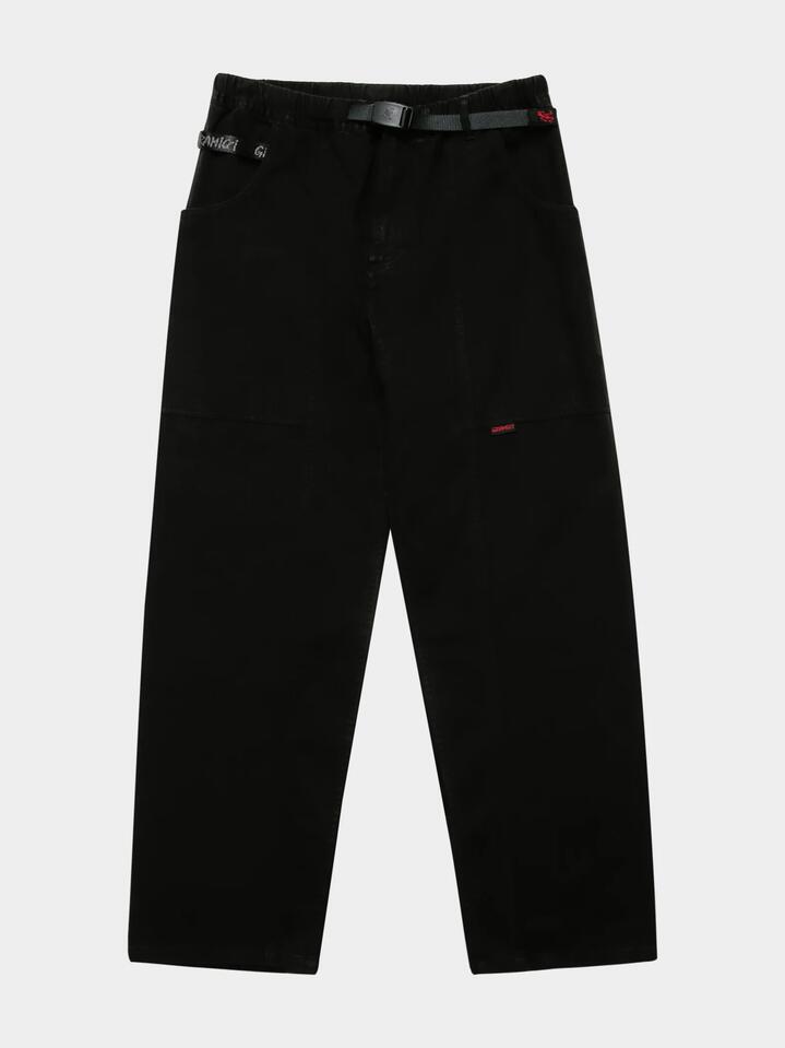 Image of a model wearing Pants. Productname: Gramicci Gadget Pants in Black colour by brand - Gramicci
