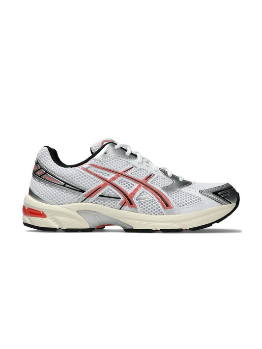 Image of Sneakers. Productname: Asics Unisex Gel-1130 Sneakers in White/Desert Red colour by brand - Asics