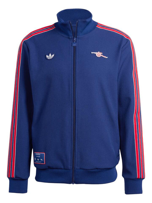 Image of a model wearing Denim. Productname: Adidas AFC Icon Full Zip Sweatshirts in NIGHT SKY colour by brand - Adidas