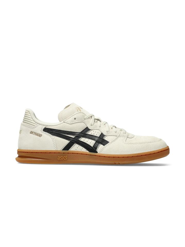 Image of Sneakers. Productname: Asics Women's Skyhand OG Sneakers in Oatmeal/Black colour by brand - Asics