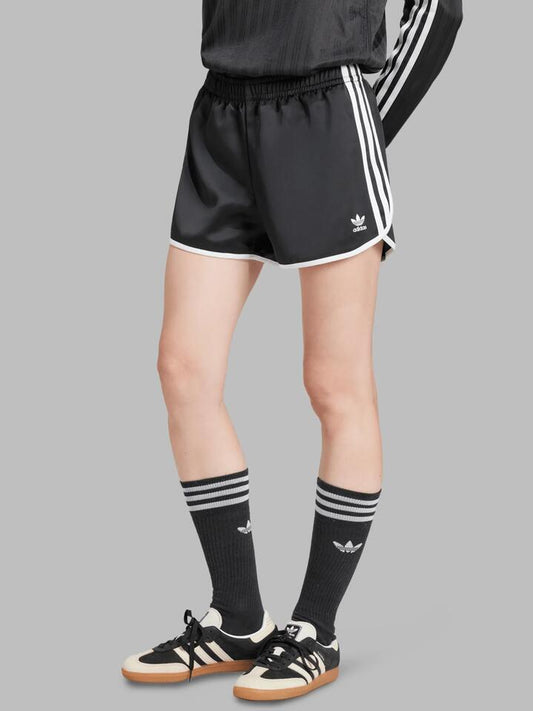 Image of a model wearing Shorts. Productname: Adidas 3S Sprinter Short in Black colour by brand - Adidas