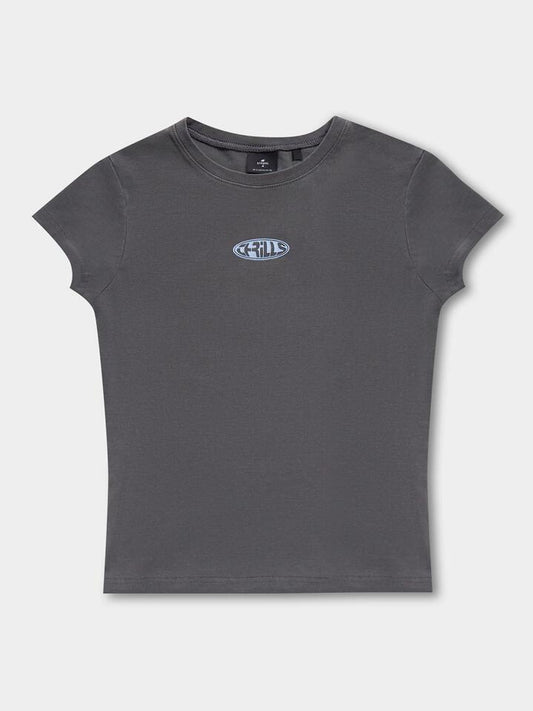 Image of a model wearing Tops. Productname: Thrills Shadow Club Tee in MERCH BLACK colour by brand - Thrills