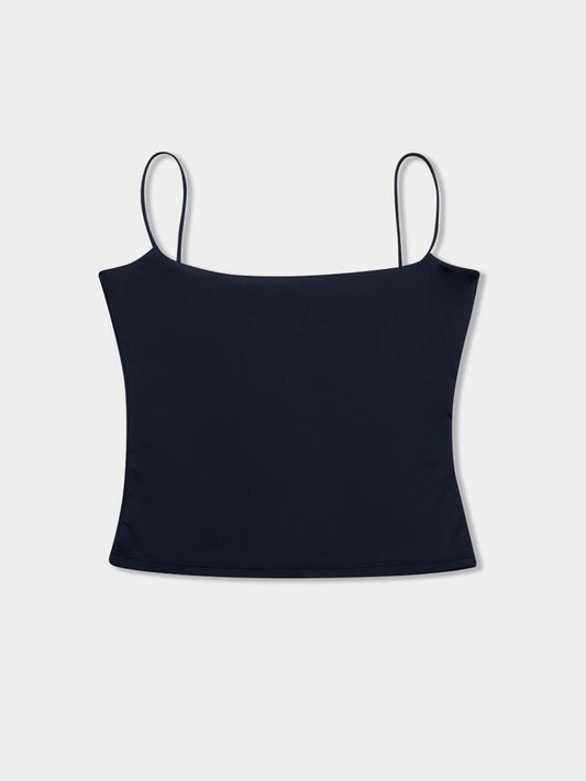 Image of a model wearing Tops. Productname: First Mse Standard Cami in Black colour by brand - First Mse