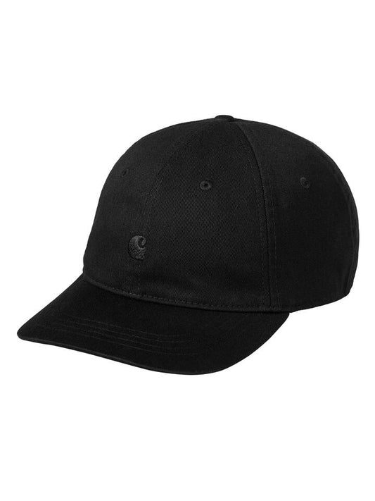 Image of Hats. Productname: Carhartt Wip Madison Logo Cap ONE SIZE Black in Black colour by brand - Carhartt Wip